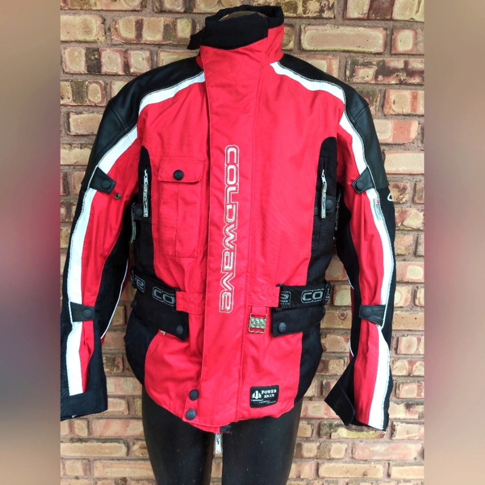 Coldwave Men's L Jacket Snowmobile Motorcycle Coat Removable Liner Riding
